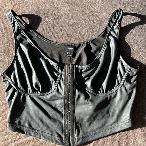 2 for $15 PU corset top - Picture 3 of 4
